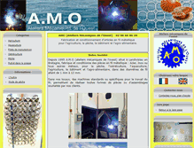 Tablet Screenshot of amo-sarl.com